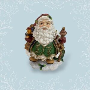Fitz and Floyd Jolly Old Saint Nicholas Christmas Music Box